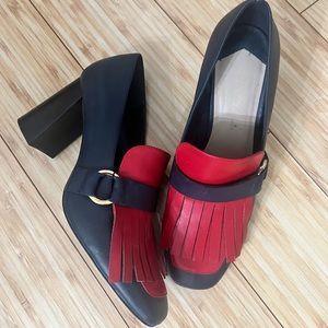 Mango Heeled Loafers